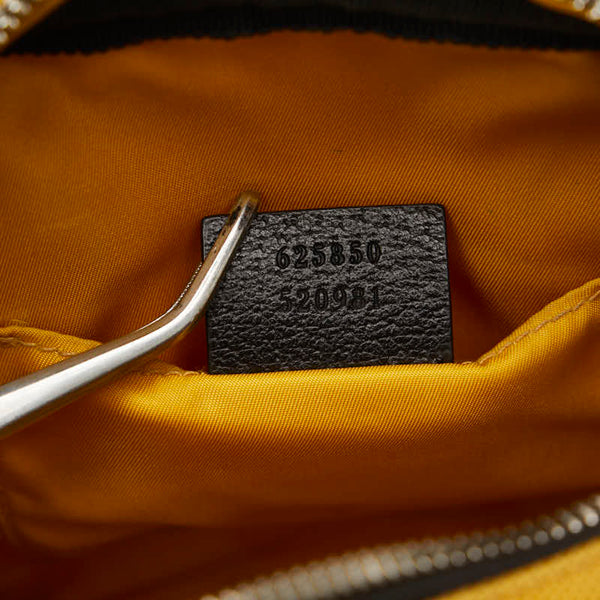 グッチ オフ ザ グリッド ハンドバッグ ショルダーバッグ 2WAY 625850 イエロー ブラック ナイロン レザー レディース GUCCI 【中古】