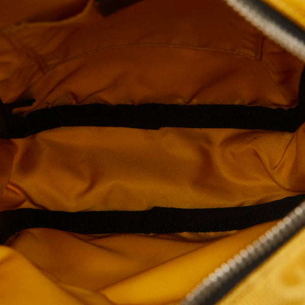 グッチ オフ ザ グリッド ハンドバッグ ショルダーバッグ 2WAY 625850 イエロー ブラック ナイロン レザー レディース GUCCI 【中古】