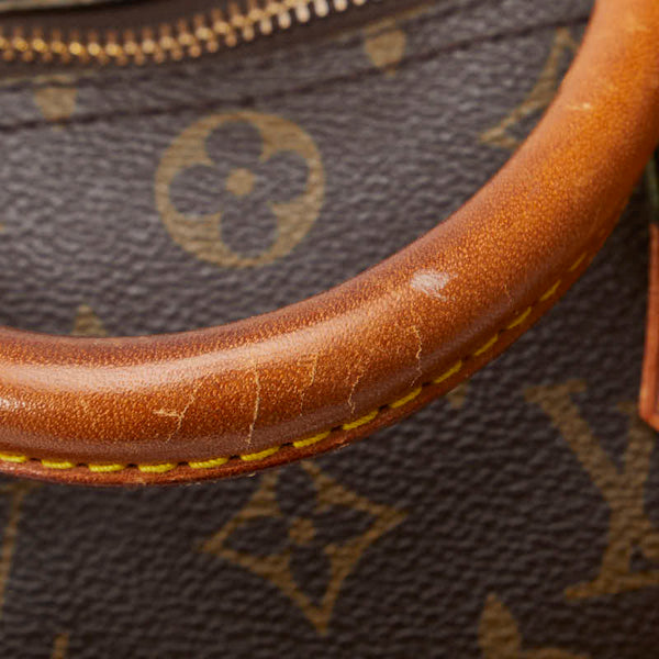 ルイ ヴィトン モノグラム スピーディ30 ハンドバッグ M41526 ブラウン PVC レザー レディース LOUIS VUITTON 【中古】