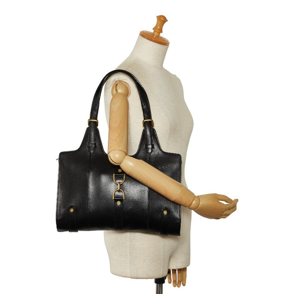 クロエ ハンドバッグ トートバッグ ブラック レザー レディース Chloe 【中古】