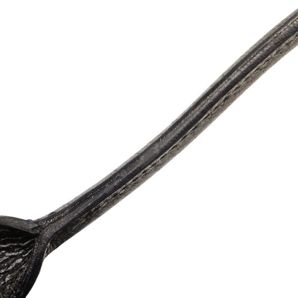 グッチ GGキャンバス プリンシー リボン ショルダーバッグ トートバッグ 163805 ブラック キャンバス レザー レディース GUCCI 【中古】