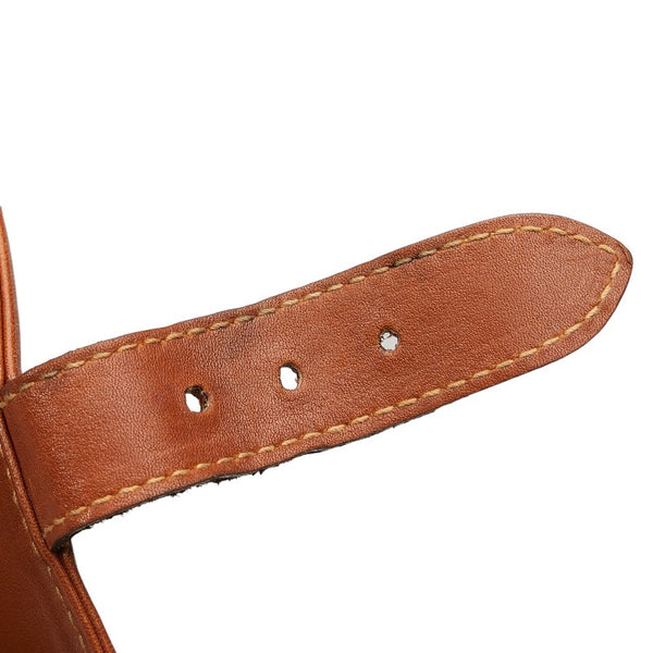 グッチ バンブー  リュック バックパック 1998 ブラウン レザー レディース GUCCI 【中古】