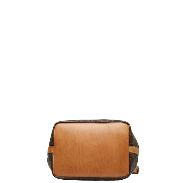 ルイ ヴィトン モノグラム プチノエ  ショルダーバッグ M42226 ブラウン PVC レザー レディース LOUIS VUITTON 【中古】