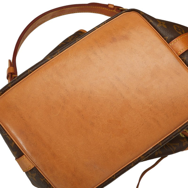 ルイ ヴィトン モノグラム プチノエ  ショルダーバッグ M42226 ブラウン PVC レザー レディース LOUIS VUITTON 【中古】