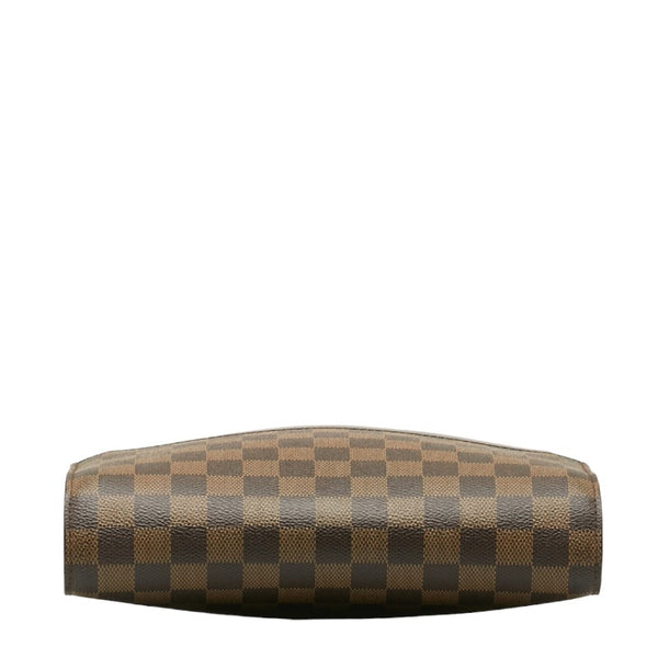 ルイ ヴィトン ダミエ サンルイ セカンドバッグ N51993 ブラウン PVC レザー メンズ LOUIS VUITTON 【中古】