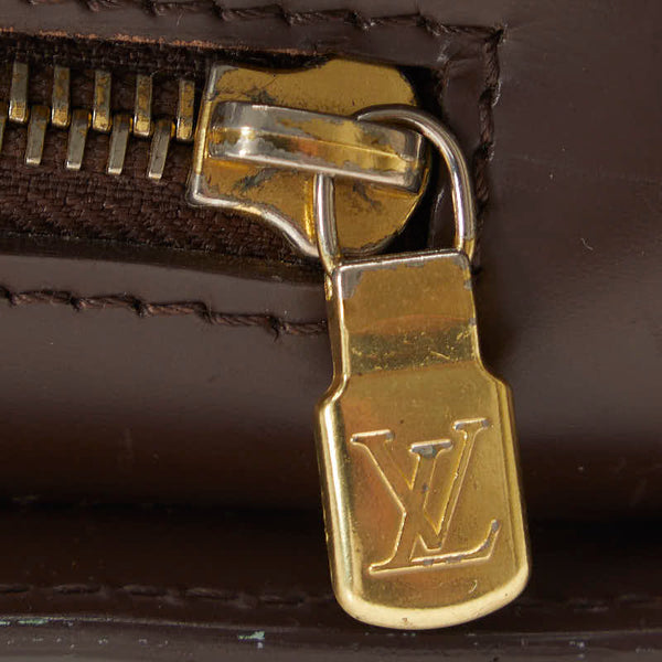 ルイ ヴィトン ダミエ サンルイ セカンドバッグ N51993 ブラウン PVC レザー メンズ LOUIS VUITTON 【中古】
