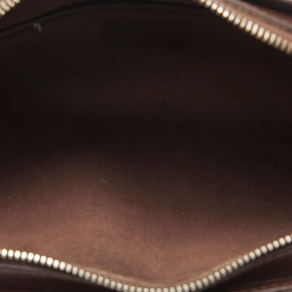 ルイ ヴィトン ダミエ サンルイ セカンドバッグ N51993 ブラウン PVC レザー メンズ LOUIS VUITTON 【中古】