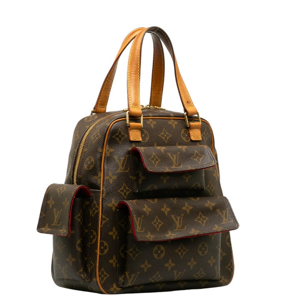 ルイ ヴィトン モノグラム エクサントリ シテ ハンドバッグ M51161 ブラウン PVC レザー レディース LOUIS VUITTON 【中古】