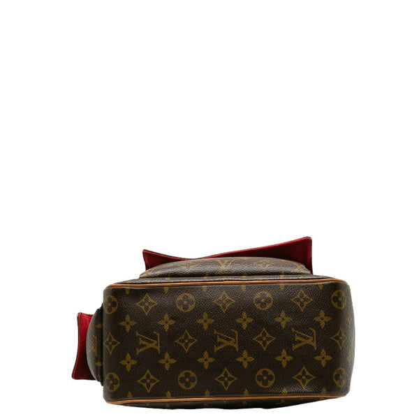 ルイ ヴィトン モノグラム エクサントリ シテ ハンドバッグ M51161 ブラウン PVC レザー レディース LOUIS VUITTON 【中古】