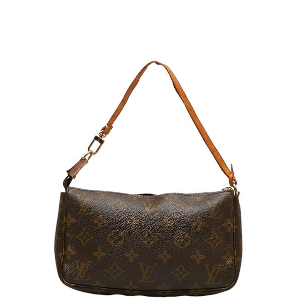 ルイ ヴィトン モノグラム ポシェット アクセソワール ショルダーバッグ M51980 ブラウン PVC レザー レディース LOUIS VUITTON 【中古】