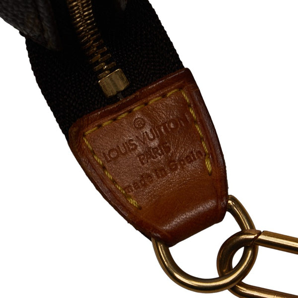 ルイ ヴィトン モノグラム ポシェット アクセソワール ショルダーバッグ M51980 ブラウン PVC レザー レディース LOUIS VUITTON 【中古】