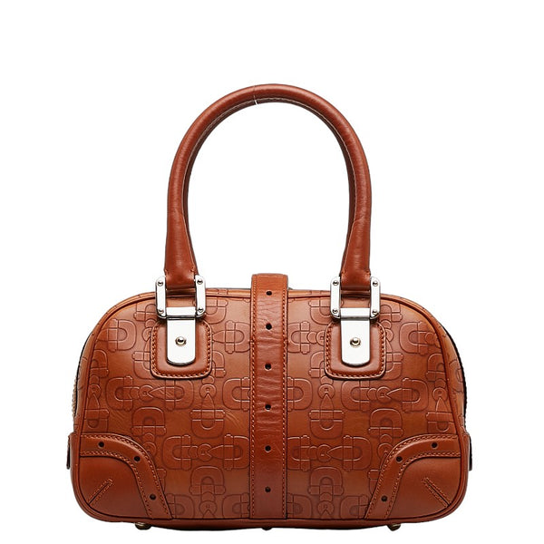 グッチ ホースビット ハンドバッグ 145772 ブラウン レザー レディース GUCCI 【中古】