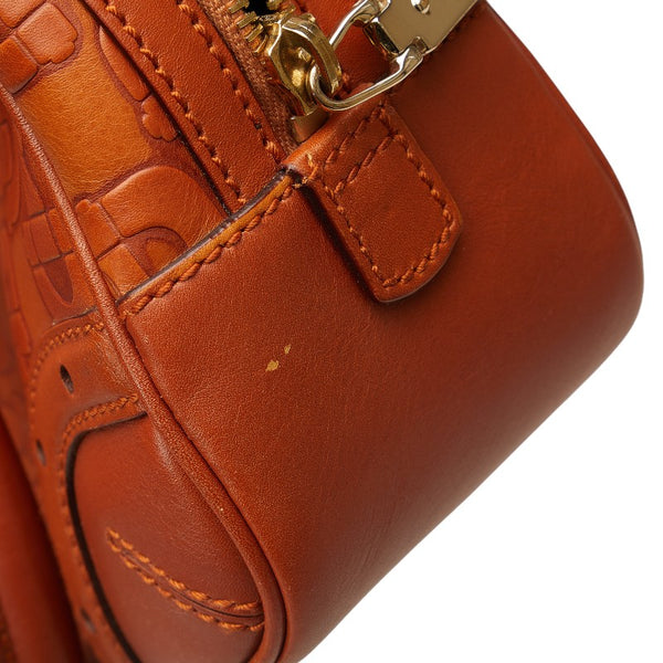 グッチ ホースビット ハンドバッグ 145772 ブラウン レザー レディース GUCCI 【中古】