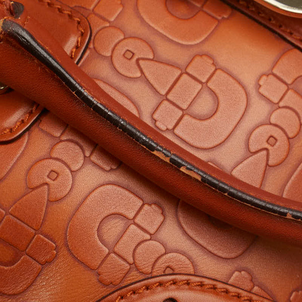 グッチ ホースビット ハンドバッグ 145772 ブラウン レザー レディース GUCCI 【中古】