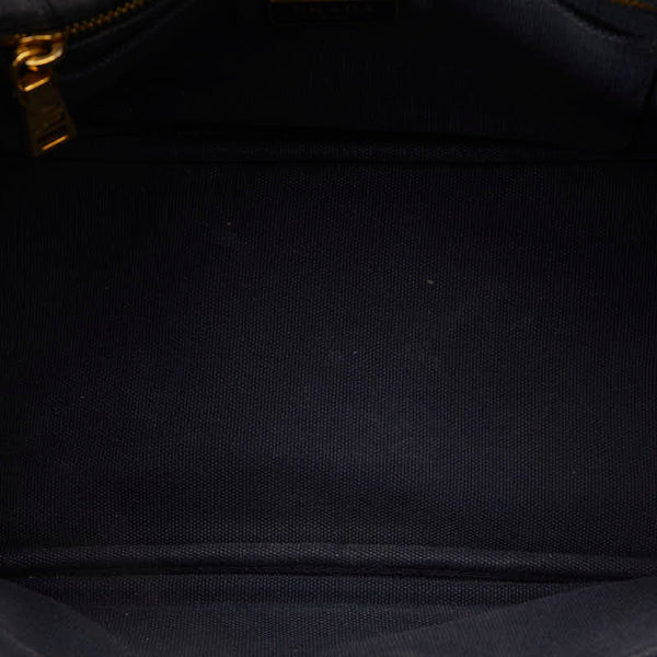 プラダ カナパSS ハンドバッグ ショルダーバッグ 2WAY ネイビー キャンバス レディース PRADA 【中古】