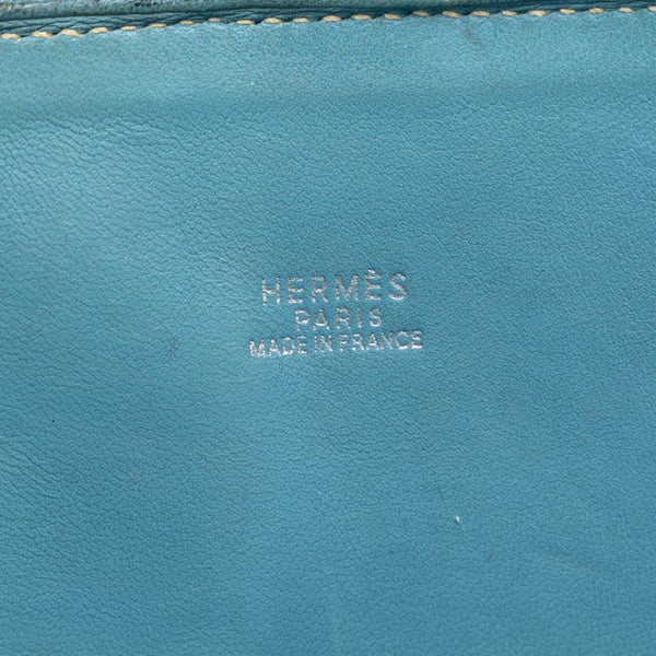 エルメス ボリード37 ハンドバッグ ショルダーバッグ 2WAY ブルージーン トリヨンクレマンス レディース HERMES 【中古】