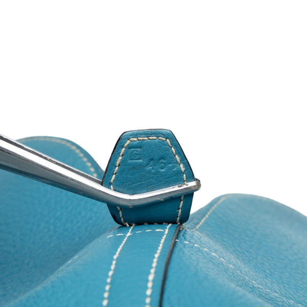 エルメス ボリード37 ハンドバッグ ショルダーバッグ 2WAY ブルージーン トリヨンクレマンス レディース HERMES 【中古】