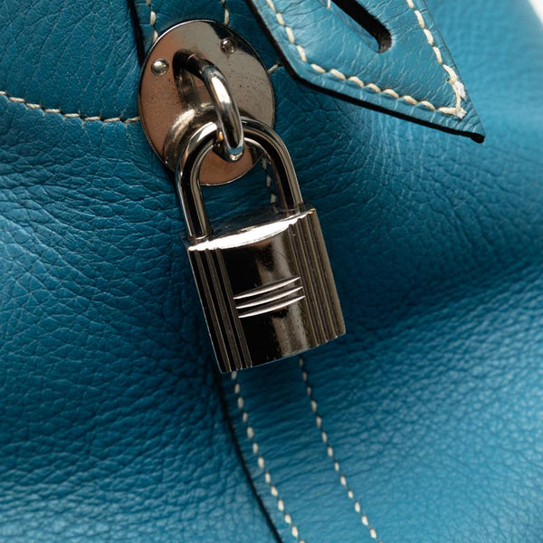 エルメス ボリード37 ハンドバッグ ショルダーバッグ 2WAY ブルージーン トリヨンクレマンス レディース HERMES 【中古】