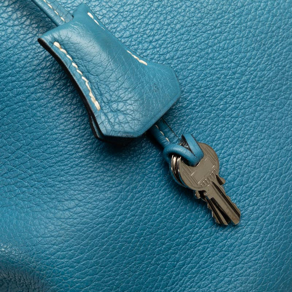 エルメス ボリード37 ハンドバッグ ショルダーバッグ 2WAY ブルージーン トリヨンクレマンス レディース HERMES 【中古】