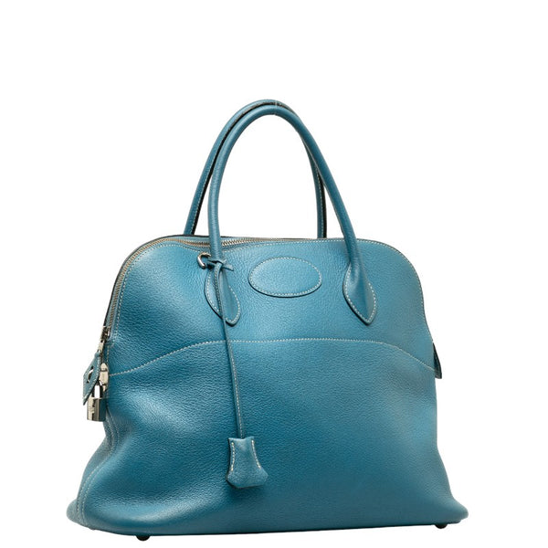 エルメス ボリード37 ハンドバッグ ショルダーバッグ 2WAY ブルージーン トリヨンクレマンス レディース HERMES 【中古】