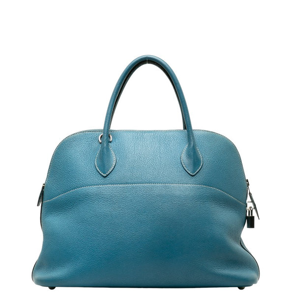 エルメス ボリード37 ハンドバッグ ショルダーバッグ 2WAY ブルージーン トリヨンクレマンス レディース HERMES 【中古】