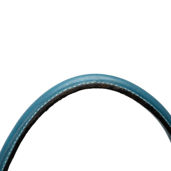 エルメス ボリード37 ハンドバッグ ショルダーバッグ 2WAY ブルージーン トリヨンクレマンス レディース HERMES 【中古】