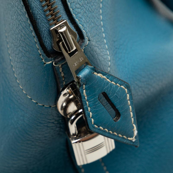 エルメス ボリード37 ハンドバッグ ショルダーバッグ 2WAY ブルージーン トリヨンクレマンス レディース HERMES 【中古】