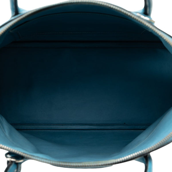 エルメス ボリード37 ハンドバッグ ショルダーバッグ 2WAY ブルージーン トリヨンクレマンス レディース HERMES 【中古】