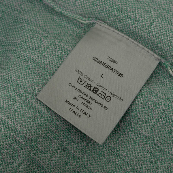 ディオール 20SS Oblique Overshirt オブリーク オーバーシャツ サイズ：L 023M550AT099 ホワイト パープル グリーン コットン メンズ Dior 【中古】