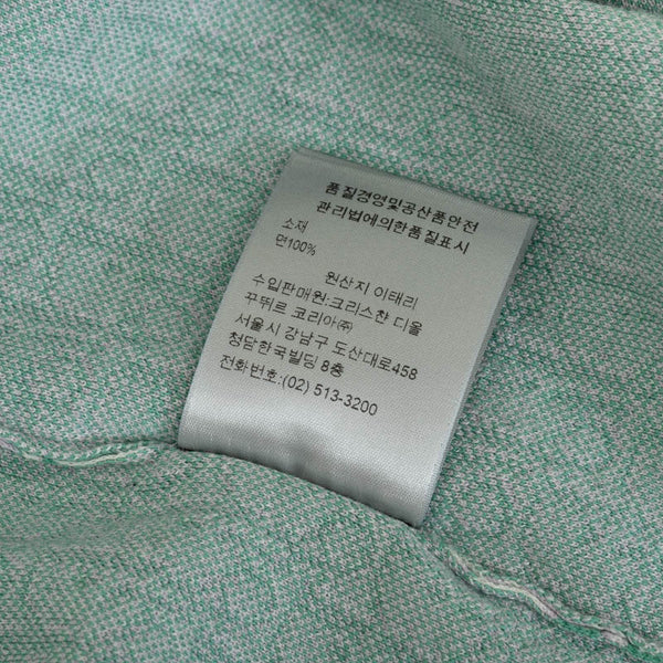 ディオール 20SS Oblique Overshirt オブリーク オーバーシャツ サイズ：L 023M550AT099 ホワイト パープル グリーン コットン メンズ Dior 【中古】