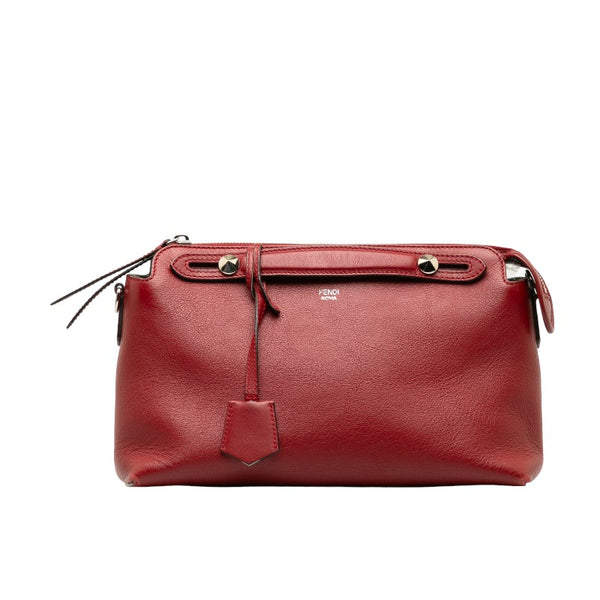 フェンディ バイザウェイ ハンドバッグ ショルダーバッグ 2WAY 8BL124 レッド レザー レディース FENDI 【中古】
