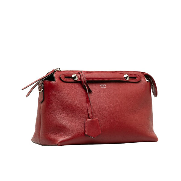 フェンディ バイザウェイ ハンドバッグ ショルダーバッグ 2WAY 8BL124 レッド レザー レディース FENDI 【中古】