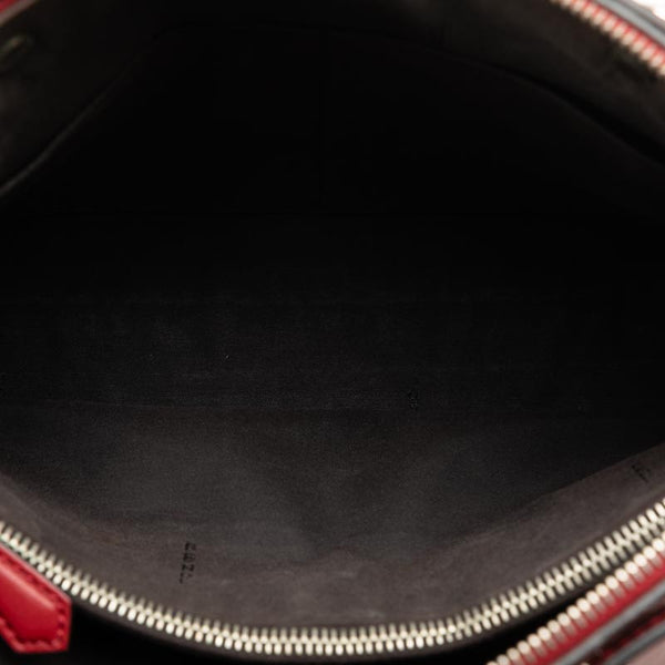 フェンディ バイザウェイ ハンドバッグ ショルダーバッグ 2WAY 8BL124 レッド レザー レディース FENDI 【中古】