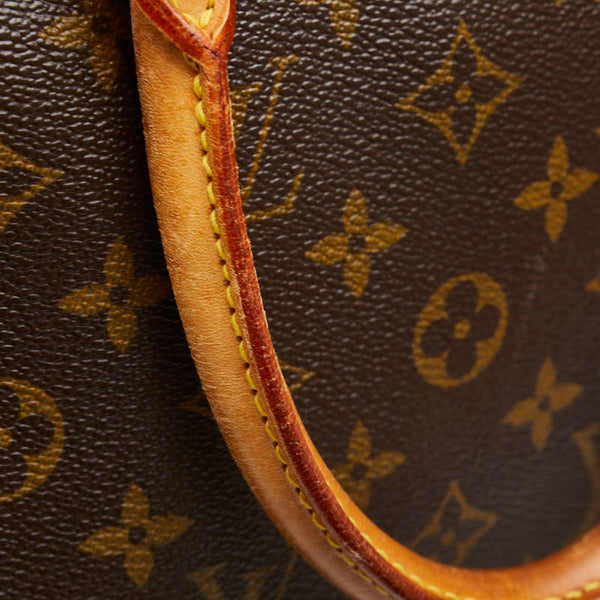 ルイ ヴィトン モノグラム ドーヴィル ハンドバッグ Ｍ47270 ブラウン PVC レザー レディース LOUIS VUITTON 【中古】