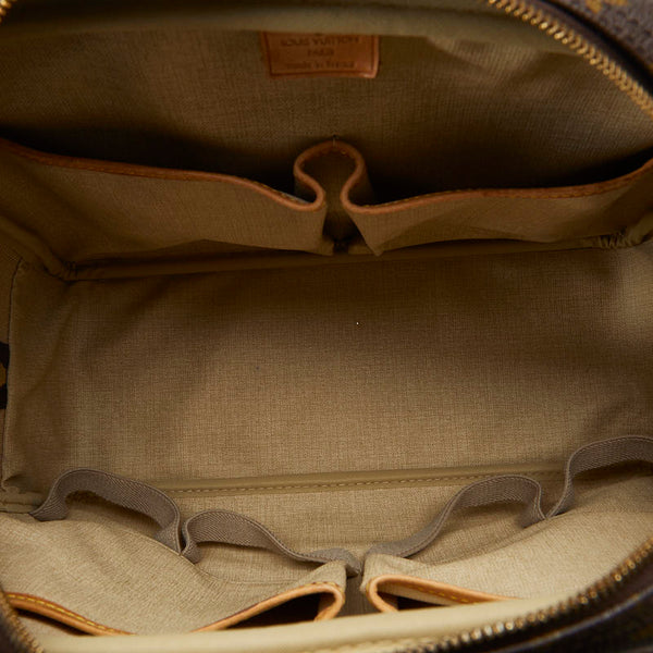 ルイ ヴィトン モノグラム ドーヴィル ハンドバッグ Ｍ47270 ブラウン PVC レザー レディース LOUIS VUITTON 【中古】