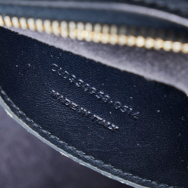 サンローラン ベイビーダッフル ハンドバッグ ショルダーバッグ 2WAY ネイビー レザー レディース SAINT LAURENT 【中古】