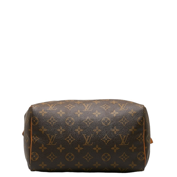 ルイ ヴィトン モノグラム スピーディ25 ミニボストンバッグ ハンドバッグ M41528 ブラウン PVC レザー レディース LOUIS VUITTON 【中古】