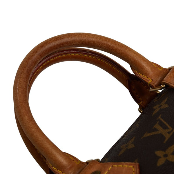 ルイ ヴィトン モノグラム スピーディ25 ミニボストンバッグ ハンドバッグ M41528 ブラウン PVC レザー レディース LOUIS VUITTON 【中古】