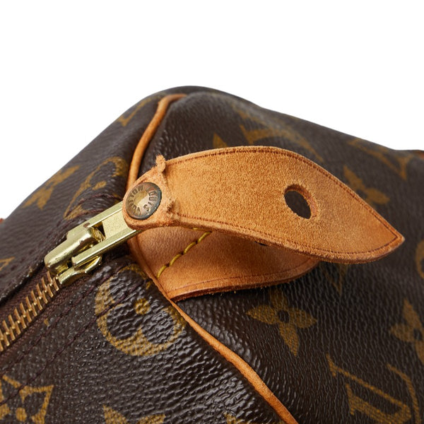 ルイ ヴィトン モノグラム スピーディ25 ミニボストンバッグ ハンドバッグ M41528 ブラウン PVC レザー レディース LOUIS VUITTON 【中古】