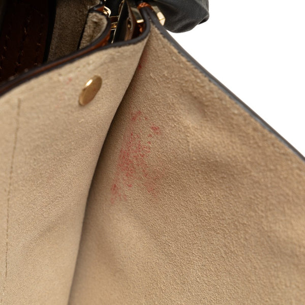 クロエ フェイ 斜め掛け ショルダーバッグ ブラウン オレンジ レザー スエード レディース Chloe 【中古】