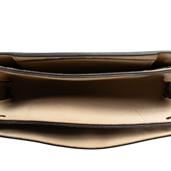 クロエ フェイ 斜め掛け ショルダーバッグ ブラウン オレンジ レザー スエード レディース Chloe 【中古】