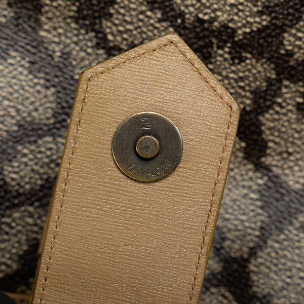 サンローラン 斜め掛け ショルダーバッグ ブラウン PVC レザー レディース SAINT LAURENT 【中古】