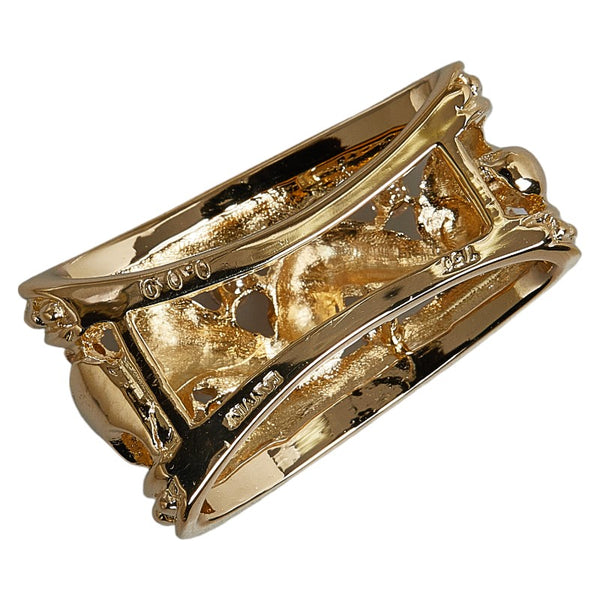 ランバン K18YG イエローゴールド ダイヤ0.09ct ペンダントトップ レディース LANVIN 【中古】
