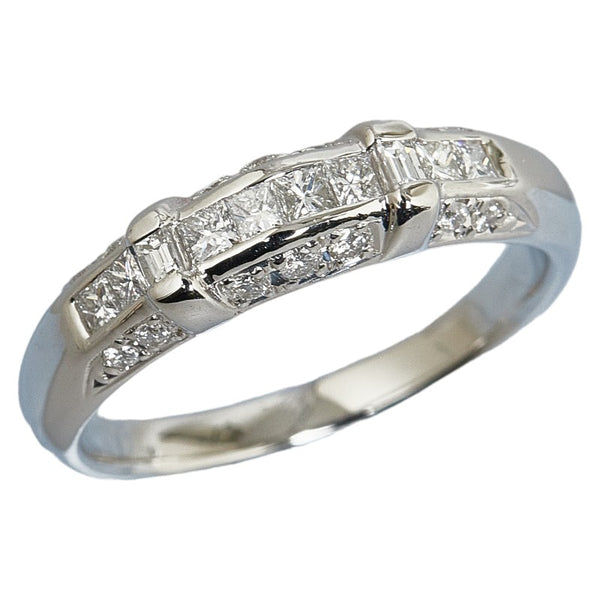 Pt900 プラチナ ダイヤ0.61ct リング 指輪 レディース 19号 【中古】