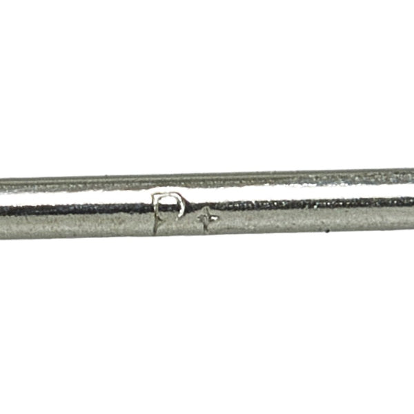 Pt850 プラチナ ダイヤ0.10ct クロス チェーン ピアス レディース 【中古】