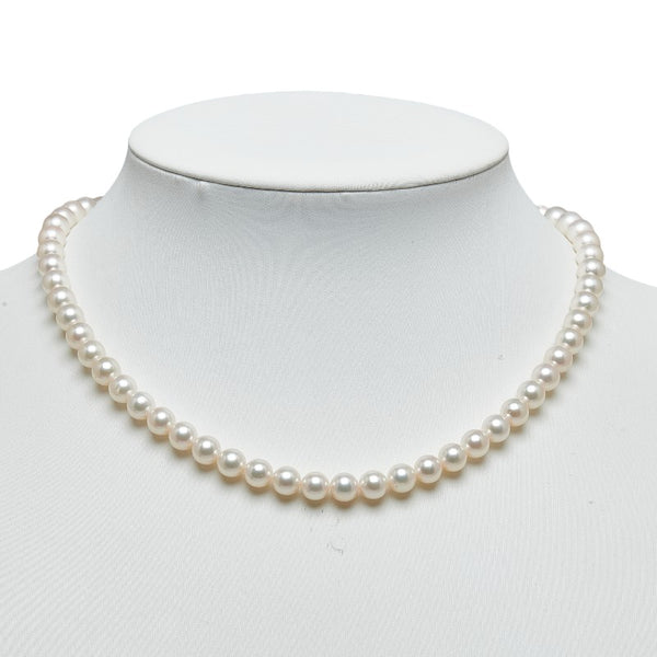 タサキ SV925 シルバー アコヤパール6.5～7mm ネックレス レディース TASAKI 【中古】