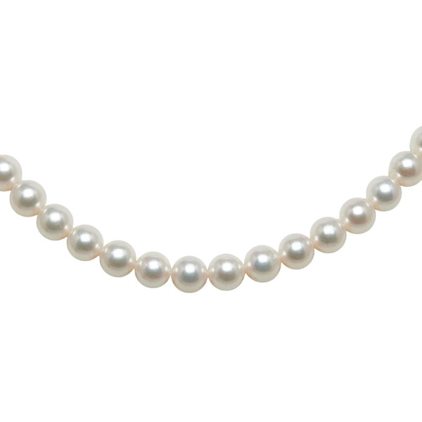 タサキ SV925 シルバー アコヤパール6.5～7mm ネックレス レディース TASAKI 【中古】