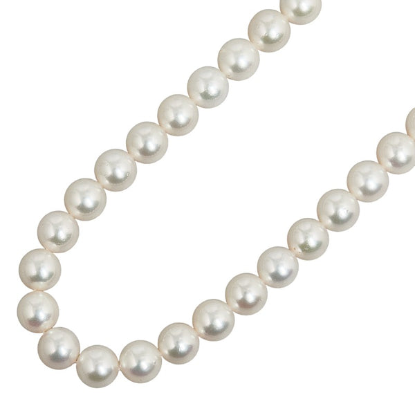 タサキ SV925 シルバー アコヤパール6.5～7mm ネックレス レディース TASAKI 【中古】