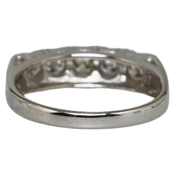 Pt850 プラチナ ダイヤ0.43ct リング 指輪 レディース 11号 【中古】
