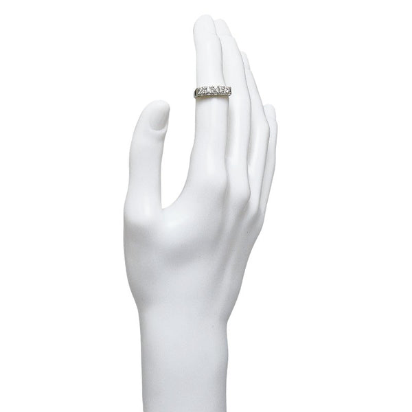 Pt850 プラチナ ダイヤ0.43ct リング 指輪 レディース 11号 【中古】